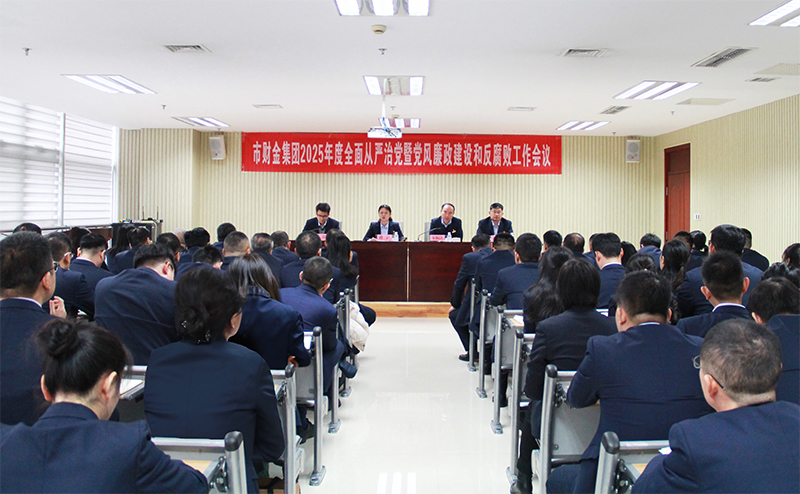 市财金集团召开2025年度全面从严治党暨党风廉政建设和反腐败工作会议